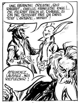 John Paragraph, Big Rabbit et le Dr Alazirine, in Mystérieuse matin midi et soir (Pif #111)
