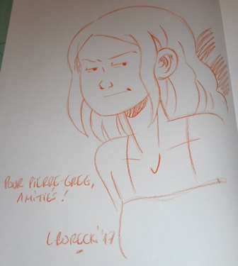 Maude, la rivale (Léa Olivier #2), par Borecki, Salon du livre, Montréal, 2017